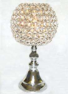 Support de pilier de boule de cristal en métal pour la décoration de noce ou d'hôtel - Product Image 5