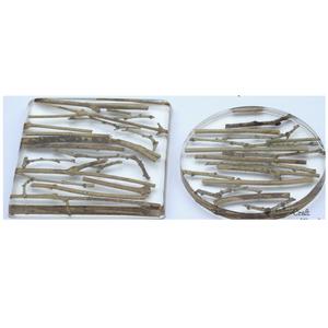 Dessous de verre en résine époxy Usine Prix de gros Dessous de verre en résine de bois pour le thé Vente à chaud design de luxe logo personnalisé accepté - Product Image 3