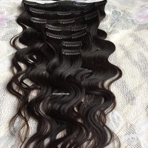 Haute Qualité Cuticule Aligné Indien Droite Remy Cheveux Meilleur Vendeur pour Dentelle Frontale Vierge Extensions De Cheveux Vague Style Clip-In - Product Image 5