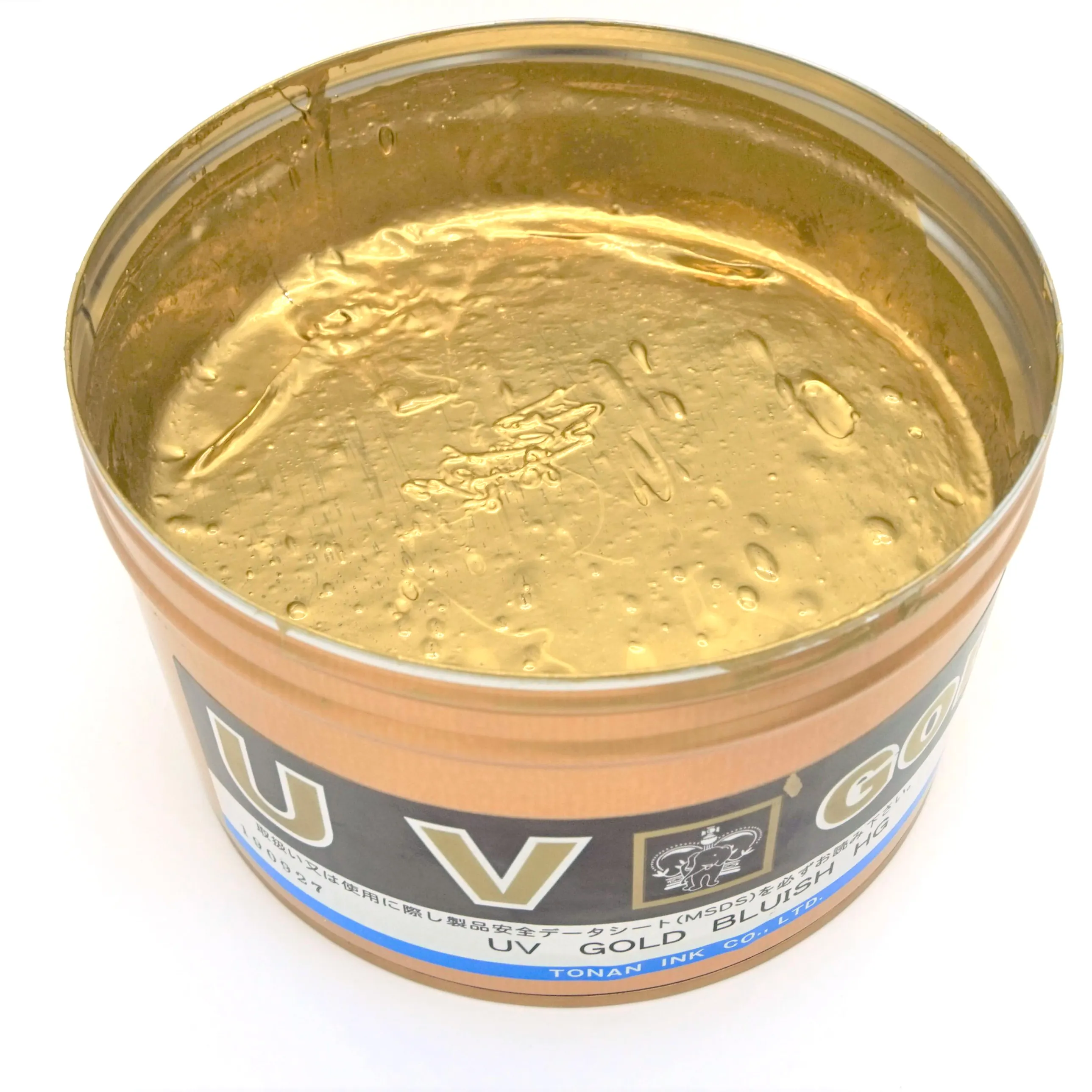 أحبار طباعة عالية الجودة من Tonan UV باللون الفضي والذهبي مصنوعة في اليابان