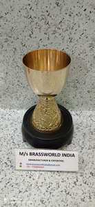 องุ่นทองเหลืองและใบแกะสลักโบสถ์ Chalice โบสถ์อุปกรณ์ - Product Image 5