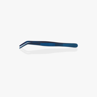 Pinza dentada de pulgar para vendaje quirúrgico, pinzas de acero inoxidable curvadas de 16 Cm, Punta dentada, CE ISO