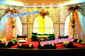 Mehndi เวทีแต่งงานของชาวอินเดีย,แนวคิดการตกแต่งงานแต่งงานของรัฐราชสถาน Mehndi - Product Image 6