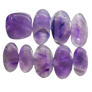 Natural Purple Amethyst Agate Top Quality Gemstone Loose Cabochons For Making Jewellery & Drill Pendant