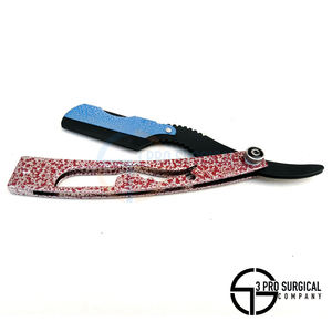 Maquinilla de afeitar recta de calidad 3Pro diseñada para uso profesional, construcción de acero inoxidable, diseño ligero y facilidad de control - Product Image 4