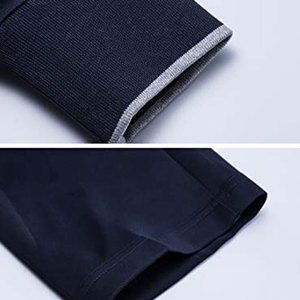 Chándal de lana de Color negro a la moda con cremallera, con logotipo personalizado o diseño personalizado - Product Image 5