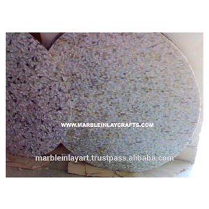 แผ่นไม้ม็อบทำจากเปลือกหอยทรงกลม - Product Image 1