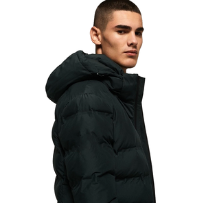 Customizable Light Hooded Winter Puffer <b>Jackets</b> for <b>Men</b> Comfortable Breathable Woolen Knitted Fabric Pocket Decoration on Sale - Product Image 4