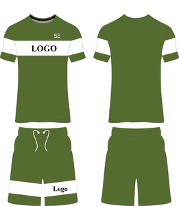 Conjunto de camisetas y pantalones cortos de dos piezas de verano de alta calidad 2025 para hombre, camiseta recortada de manga corta de algodón liso personalizada para hombre - Product Image 4
