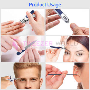 Professional 18 Piece Manicure <b>Set</b> <b>for</b> Women <b>Men</b> Nail Clippers Stainless Steel Manicure Kit Portable Travel <b>Grooming</b> Kit - Product Image 6