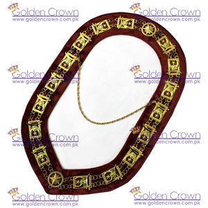 राजनिक रेगलिया मंदिर गोल्डन मेटल चेन कॉलर मास्क चेन कॉलर आपूर्तिकर्ता - Product Image 3