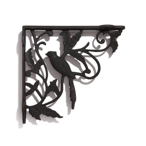 Antique Vintage Cast Iron Bird Design Support d'étagère Support de montage unique Vente en gros directe Fabricants indiens Meilleur prix - Product Image 1