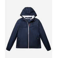 Vente en gros Nouveau style Veste de course cycliste légère Coupe-vent imperméable surdimensionné Chapeau avec poche Tissu long Cyclisme Course à pied