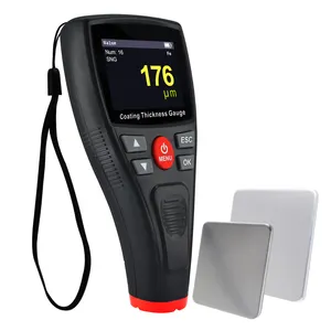 Mini Digital Metal Coating Thickness Gauge Car Paint Tester Automotive Tool Colored Screen High Definition Measurement Meter