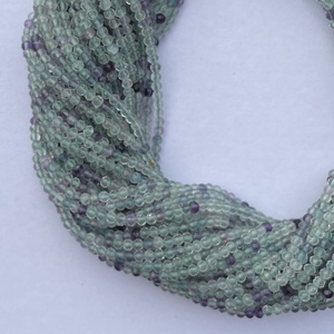 2mm 3mm naturel Micro vert Fluorite facettes gros perles de pierres précieuses brin dernière conception pour la fabrication de bijoux tendance maintenant offres - Product Image 3