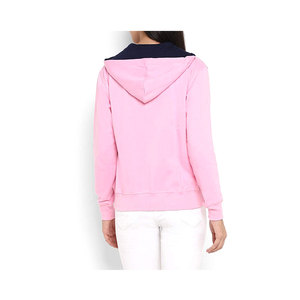 Pull à capuche couleur unie à la mode pour femmes, sweat à capuche avec logo personnalisé, sérigraphie numérique 100% bambou pour l'hiver, vente en gros - Product Image 4