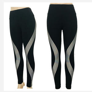 Mallas de compresión elásticas de cintura alta para mujer, medias de Yoga por sublimación, Leggings estampados digitales personalizados - Product Image 1