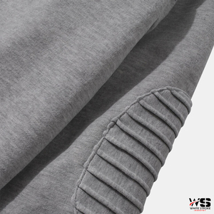 2022 vente en gros Premium hommes sweats à capuche personnalisé mode Streetwear 100% coton pull teint uni pour l'hiver - Product Image 3