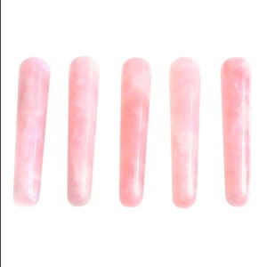 Vente en gros de baguette de massage lisse en pierre précieuse naturelle de haute qualité pour le massage, les cadeaux, le resserrement vaginal, les exercices de Kegel - Product Image 4