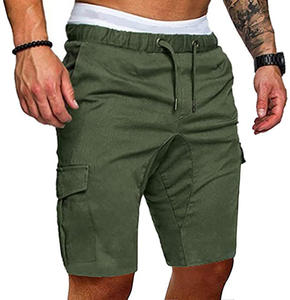 Shorts décontractés d'hiver à capuche pour hommes, taille élastique, polyester/coton, coupe ajustée, nouveaux modèles très demandés - Product Image 3