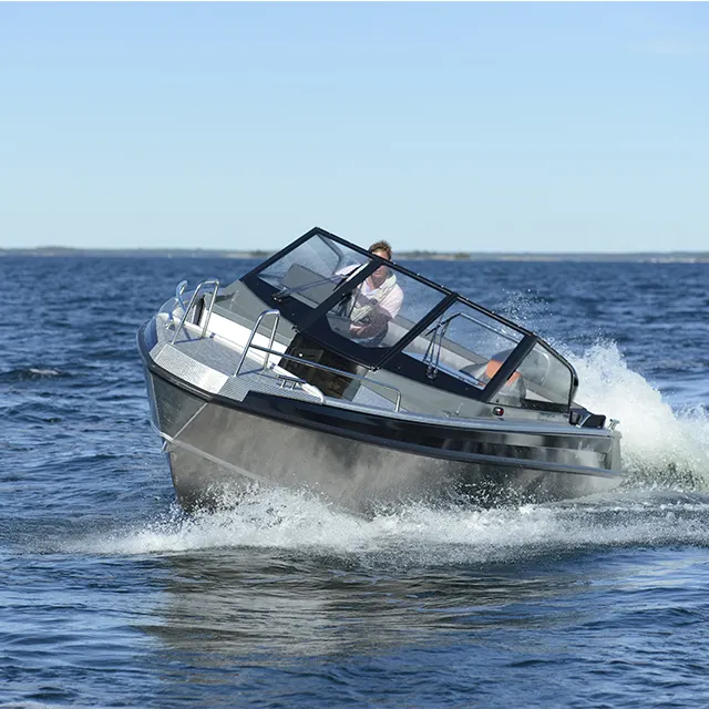 Kindle özelleştirilmiş 7 kişi yüksek hızlı alüminyum tekne su sporları için