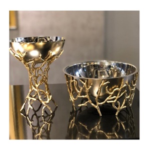 Ensemble de 3 bols décoratifs avec brûleur à bakhoor, qualité supérieure, forme ronde, bol décoratif pour aliments au meilleur prix - Product Image 4