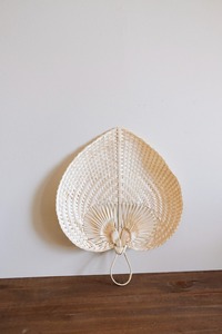 High Quality Colorful Bamboo Hand <b>Fans</b> Weaving Hand-Woven Straw Natural Bamboo <b>Wall</b> Art Hanging for <b>Wall</b> Decor Made in Vietnam - Product Image 3