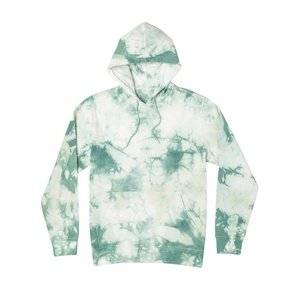 Sweat à capuche Tie-Dye XL unisexe 100% coton molletonné personnalisé vente en gros grande taille thermique Streetwear Designer brodé hommes hiver - Product Image 1