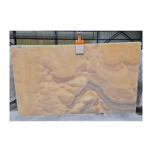 Carrelage mural personnalisé en marbre, Onyx naturel, arrière-éclairage, jaune Orange, offre spéciale - Product Image 4