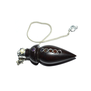 Grossiste en pendules à balle avec cabochons de chakra : Pendules à balle avec cabochons de chakra à vendre - Product Image 1