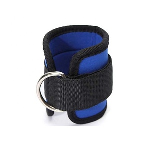 Cómodo neopreno acolchado gimnasio tobillo correas levantamiento de pesas Fitness Cable máquina bandas de resistencia soporte para tobilleras - Product Image 5