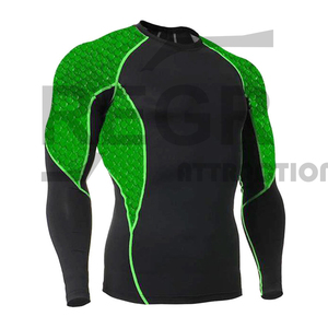 Diseño OEM de compresión de mma erupción/sublimación impreso manga larga Mma erupción - Product Image 1