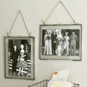 Custom Handmade Brass Glass Hanging <b>Picture</b> <b>Frame</b> Modern Luxury <b>Wall</b> Decoration - Product Image 3