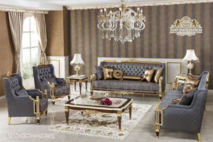 Walnut Finish <b>7</b> <b>Seater</b> <b>Sofa</b> Set for Home European Style Hand Carved Living Room Furniture Antique Look Wooden <b>Sofa</b> Set - Product Image 6