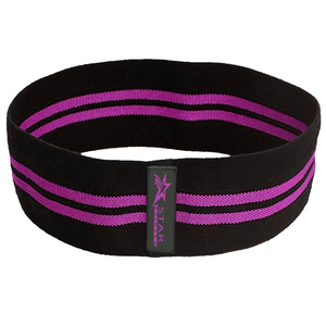 Banda de resistencia de cadera para ejercicio de gimnasio con logotipo personalizado unisex, banda de tela elástica para fitness, glúteos circulares para yoga, material de goma - Product Image 3