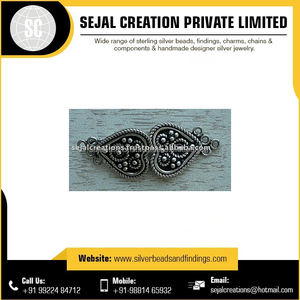 Venta al por mayor de plata esterlina 925 10mm Toggle Bracelet Broche de alta calidad Fabricación de joyas Hallazgos Tipo de cadena - Product Image 3