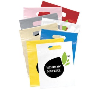 ถุงพลาสติกช้อปปิ้งแบบคัตตามสั่งพิมพ์ลาย HDPE สำหรับงานหนัก D2W ย่อยสลายได้ตามธรรมชาติพร้อมโลโก้ของตัวเอง - Product Image 2