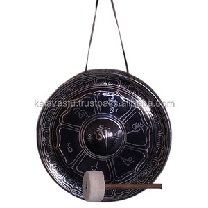 Cuenco para cantar de Chakra de latón y bronce hecho a mano, regalo de Metal decorativo novedoso - Product Image 6
