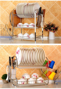 Juego <span class=keywords><strong>de</strong></span> cocina independiente, organizador <span class=keywords><strong>de</strong></span> <span class=keywords><strong>platos</strong></span> <span class=keywords><strong>de</strong></span> <span class=keywords><strong>3</strong></span> niveles, estante para cuchillos, soporte para cuencos, <span class=keywords><strong>escurridor</strong></span> <span class=keywords><strong>de</strong></span> <span class=keywords><strong>platos</strong></span> - Product Image 5
