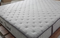 Matelas roulé compressé haute densité en mousse à mémoire de forme et ressorts, antibactérien, amovible, pour lit Super Single, Queen, King, Full Size, usage hospitalier
