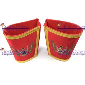 Ensemble de tablier maçonnique Rose Croix 18ème degré, gantelets et collier | Fournisseur de tablier maçonnique Regalia - Product Image 5