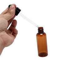 Nouvelle bouteille d'huile essentielle en plastique PETG 10 ml 15 ml 20 ml 30 ml 40 ml 50 ml avec compte-gouttes
