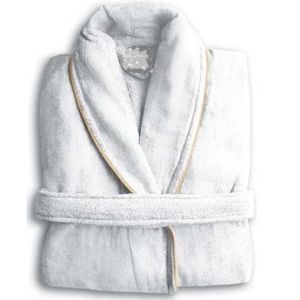 Peignoir Léger Hommes Tissé Tissu Éponge Robes Uni Teint Hommes, Femmes Spandex/Coton Solide Motif Séchage Rapide, Respirant - Product Image 2