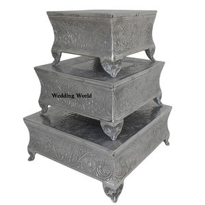 Soporte de pastel de Metal, diseño decorativo, precio al por mayor - Product Image 3