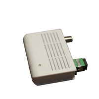 Mejor precio Mini nodo receptor óptico hogar CATV FTTH red fibra óptica Xpon PON SC APC conector 1550nm UPCT fibra usada