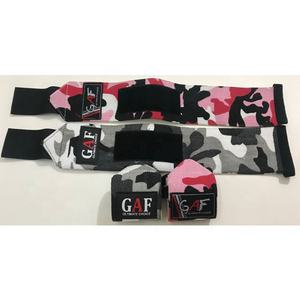 GAF Heavy Duty Gym Levantamiento de pesas Muñequera Soporte durante el ejercicio Muñequera Correas más vendidas para hombres y mujeres - Product Image 1