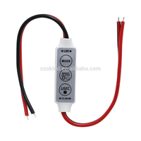 Mini contrôleur de lumière led, variateur automatique à 3 boutons, couleur unique, vente en gros,
