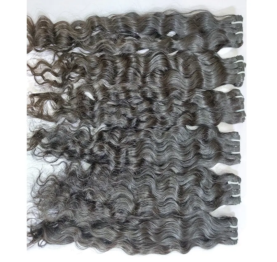 Moq 1 Piece Remy virgin Raw Wholesale loose deep wave human hair bundles manufacturing company india
