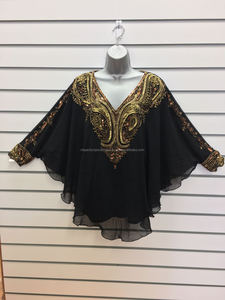 ชุดเดรสสั้นสไตล์โมร็อกโกทรงคาฟตันแฟชั่นพื้นเมืองชุดปาร์ตี้สำหรับผู้หญิงผู้ใหญ่ฟรีไซส์ปักลูกปัดหนัก13เม็ด - Product Image 6