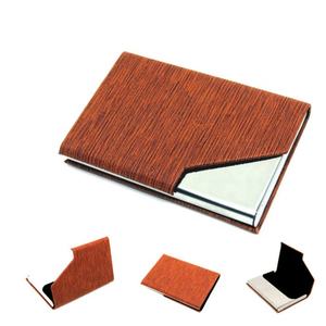 Tendencia al por mayor cuaderno de calidad superior superventas verde logotipo imprimible tarjetero de polipiel - Product Image 5